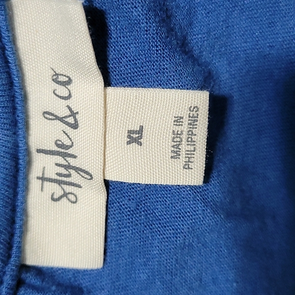 😀 - 💛 - NWOT New Style & Co, Women'sTop Size 1X - Picture 2 of 5